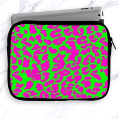 Neon Big Cat Apple Ipad 2/3/4 Zipper Cases by Angelandspot