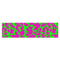 Neon Big Cat Satin Scarf (oblong) by Angelandspot