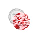 Red and White Zebra 1.75  Buttons Front