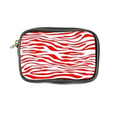 Red and White Zebra Coin Purse