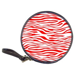 Red and White Zebra Classic 20-CD Wallets