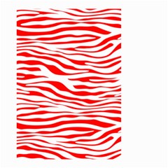 Red and White Zebra Small Garden Flag (Two Sides)