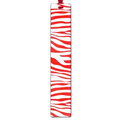 Red and White Zebra Large Book Marks