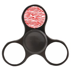 Red and White Zebra Finger Spinner