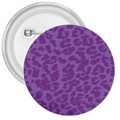 Purple Big Cat Pattern 3  Buttons by Angelandspot