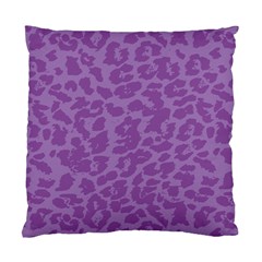 Purple Big Cat Pattern Standard Cushion Case (two Sides) by Angelandspot