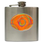  Twirl Hip Flask (6 oz) Front