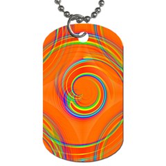  Twirl Dog Tag (two Sides) by Angelandspot