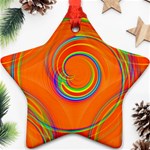  Twirl Star Ornament (Two Sides) Front