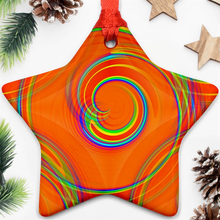  Twirl Star Ornament (Two Sides)