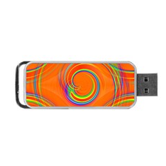  Twirl Portable Usb Flash (two Sides) by Angelandspot