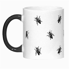 Housefly Drawing Motif Print Pattern Morph Mugs