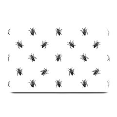 Housefly Drawing Motif Print Pattern Plate Mats