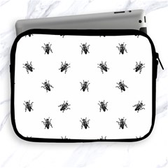 Housefly Drawing Motif Print Pattern Apple Ipad 2/3/4 Zipper Cases by dflcprintsclothing