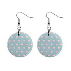 Stir Crazy For You - Blue  Mini Button Earrings