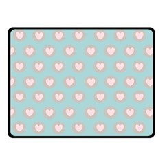 Stir Crazy For You - Blue  Fleece Blanket (small) by MooMoosMumma