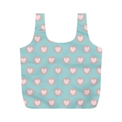 Stir Crazy For You - Blue  Full Print Recycle Bag (m) by MooMoosMumma