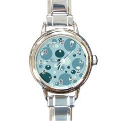 Agatonia Pattern Round Italian Charm Watch