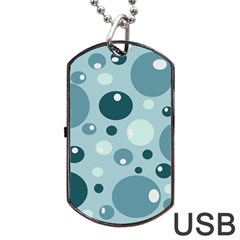 Agatonia Pattern Dog Tag Usb Flash (one Side) by MooMoosMumma