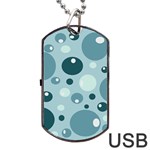 Agatonia Pattern Dog Tag USB Flash (Two Sides) Front