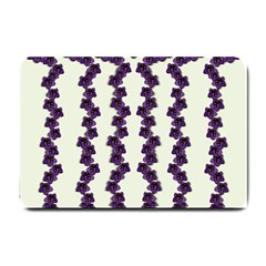 Blue Flowers Of Peace Small Of Love Small Doormat  by pepitasart