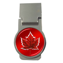 Canada Maple Leaf Money Clip (round) by CanadaSouvenirs