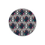 Boho Geometric Magnet 3  (Round) Front