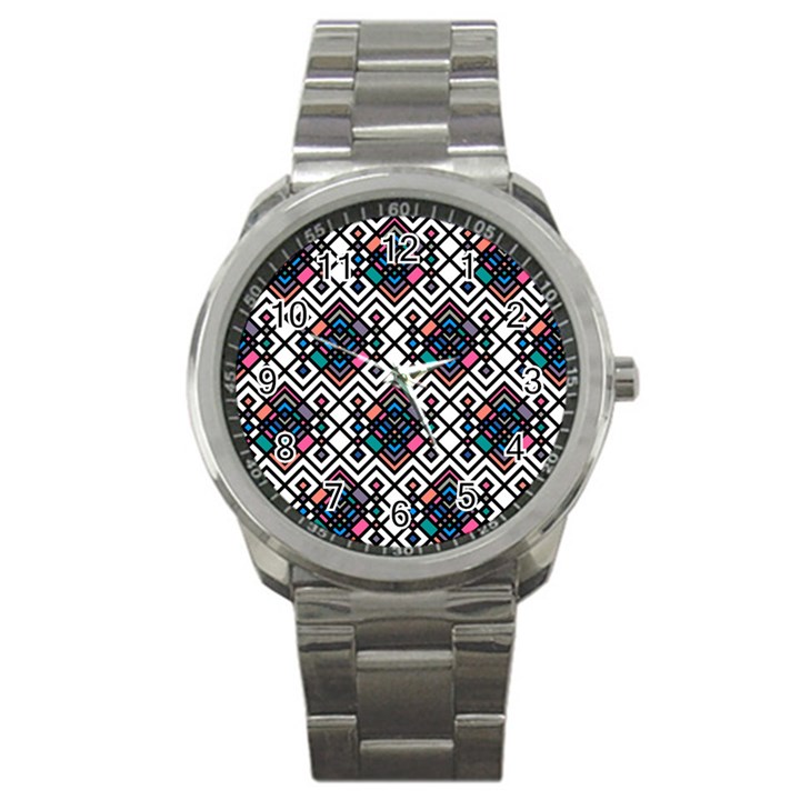 Boho Geometric Sport Metal Watch