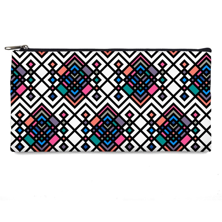 Boho Geometric Pencil Case