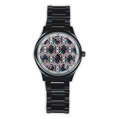 Boho Geometric Stainless Steel Round Watch