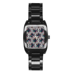 Boho Geometric Stainless Steel Barrel Watch