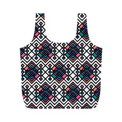 Boho Geometric Full Print Recycle Bag (m)