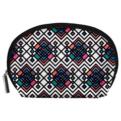 Boho Geometric Accessory Pouch (large)