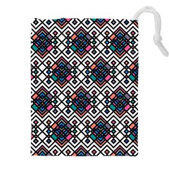 Boho Geometric Drawstring Pouch (4xl)