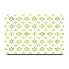 Bright Leaves Motif Print Pattern Design Plate Mats