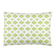 Bright Leaves Motif Print Pattern Design Pillow Case