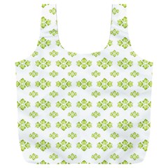 Bright Leaves Motif Print Pattern Design Full Print Recycle Bag (xxxl)