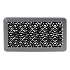 Ethnic Black And White Geometric Print Memory Card Reader (mini) by dflcprintsclothing