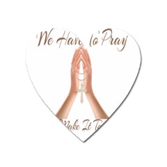 Panther World Limited Edition Prayer  Heart Magnet by Pantherworld143