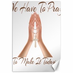 Panther World Limited Edition Prayer  Canvas 12  X 18  by Pantherworld143