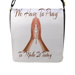 Panther World Limited Edition Prayer  Flap Closure Messenger Bag (l) by Pantherworld143