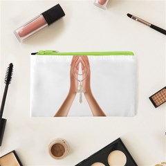 Panther World Limited Edition Prayer  Cosmetic Bag (xs) by Pantherworld143