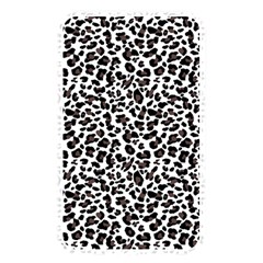 Leopard Spots, White, Brown Black, Animal Fur Print Memory Card Reader (rectangular) by Casemiro