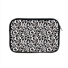 Leopard Spots, White, Brown Black, Animal Fur Print Apple Macbook Pro 15  Zipper Case by Casemiro