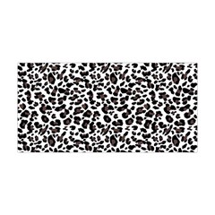 Leopard spots, white, brown black, animal fur print Yoga Headband