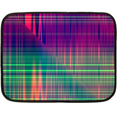 Glitch Double Sided Fleece Blanket (mini)  by Angelandspot