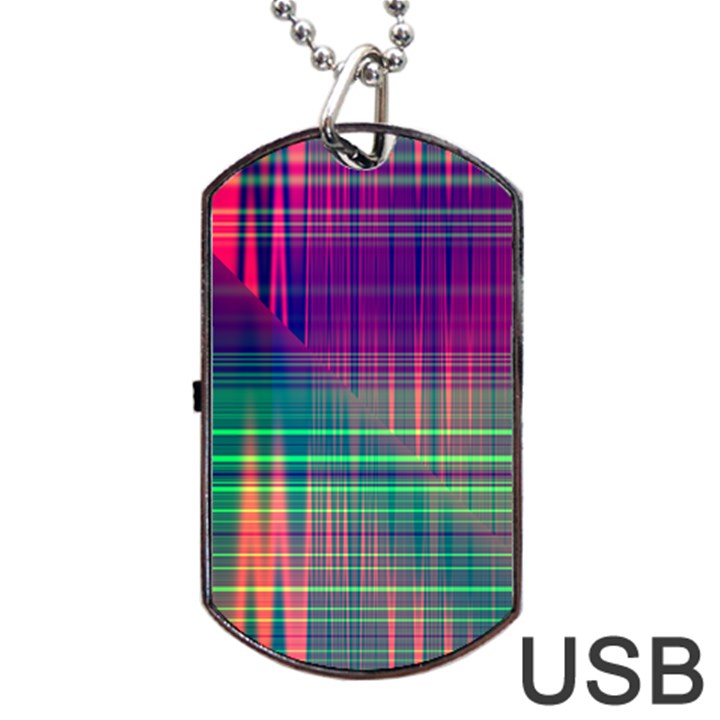 Glitch Dog Tag USB Flash (Two Sides)