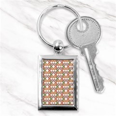 Squares And Diamonds Key Chain (rectangle) by tmsartbazaar