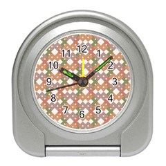 Squares And Diamonds Travel Alarm Clock