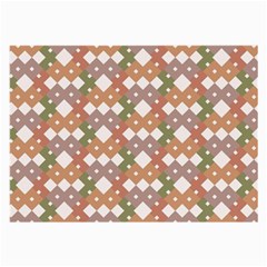 Squares And Diamonds Large Glasses Cloth